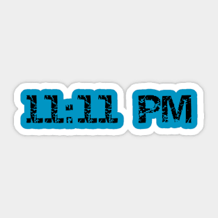 11:11pm k Sticker